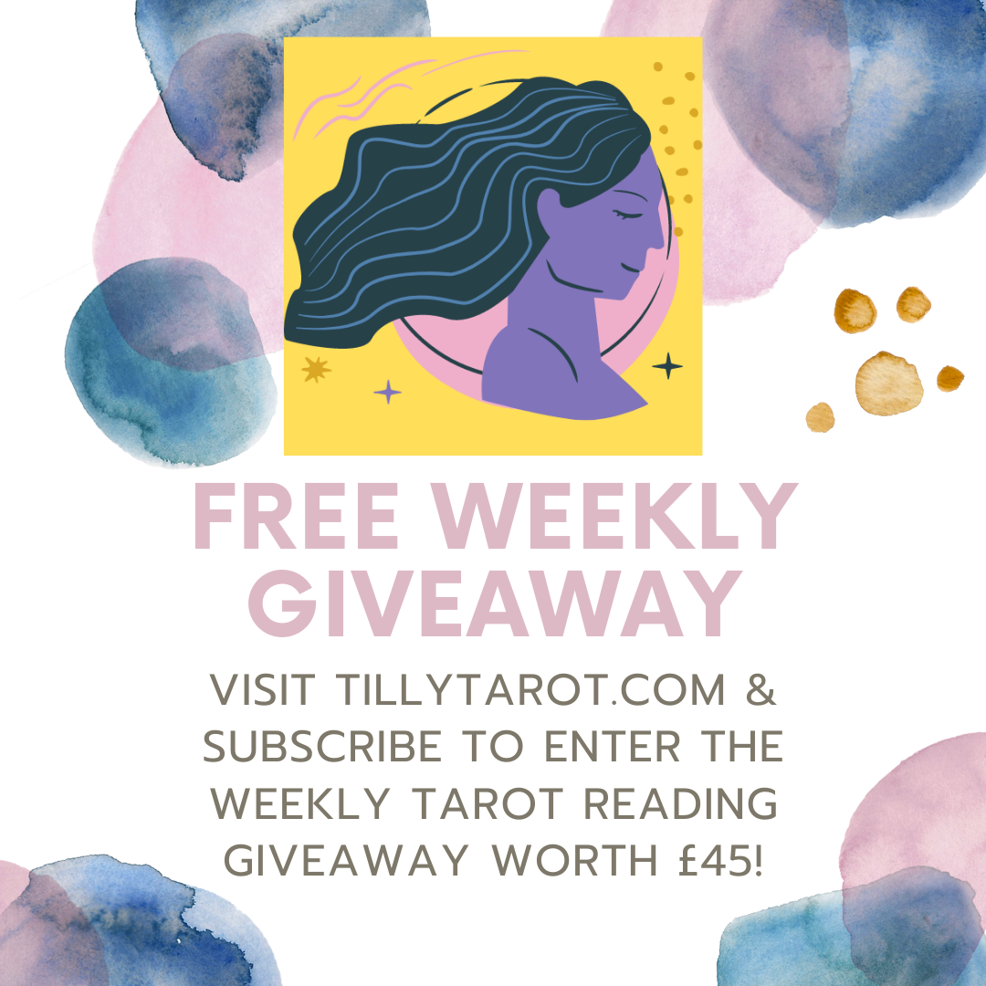 Win a Tarot Card Reading Online Weekly by Tilly Tarot